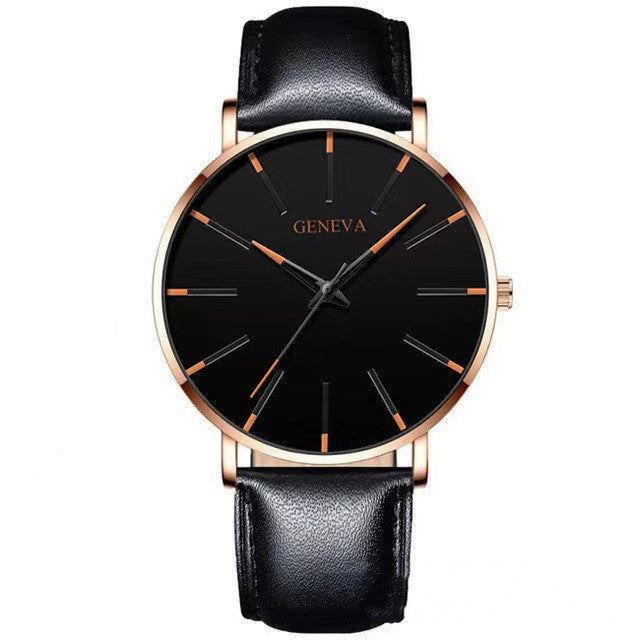 Mesh strap quartz watch
