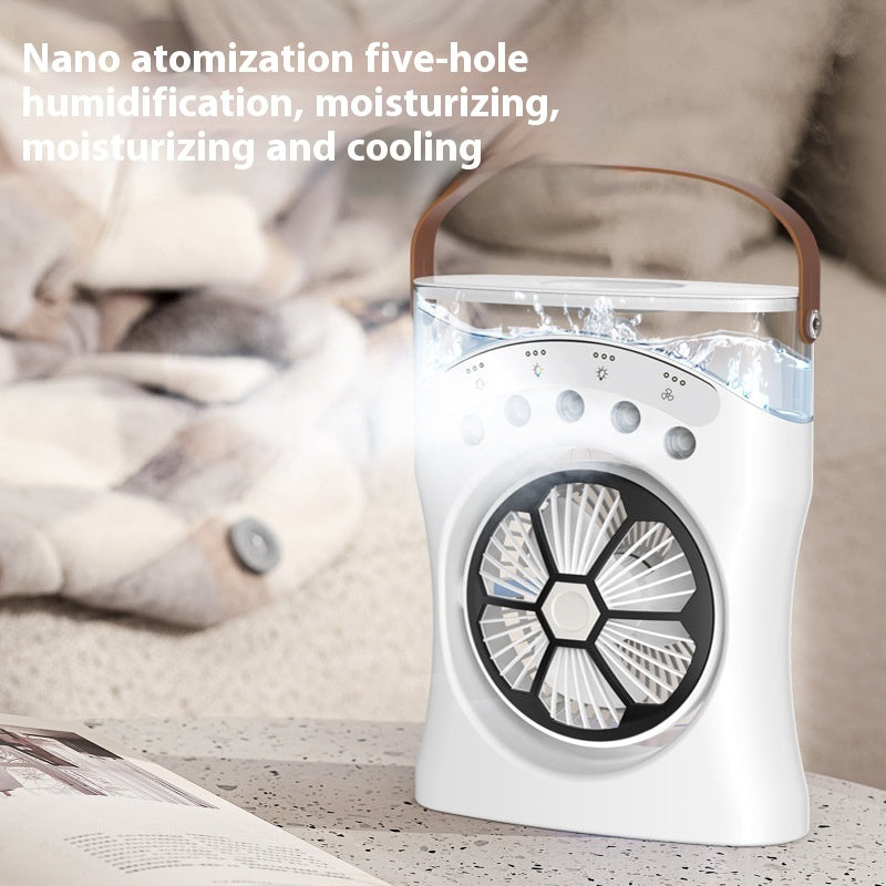 Portable USB Rechargeable Air Cooler with Mist Humidifier