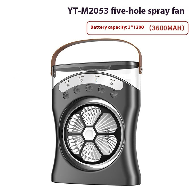 Portable USB Rechargeable Air Cooler with Mist Humidifier